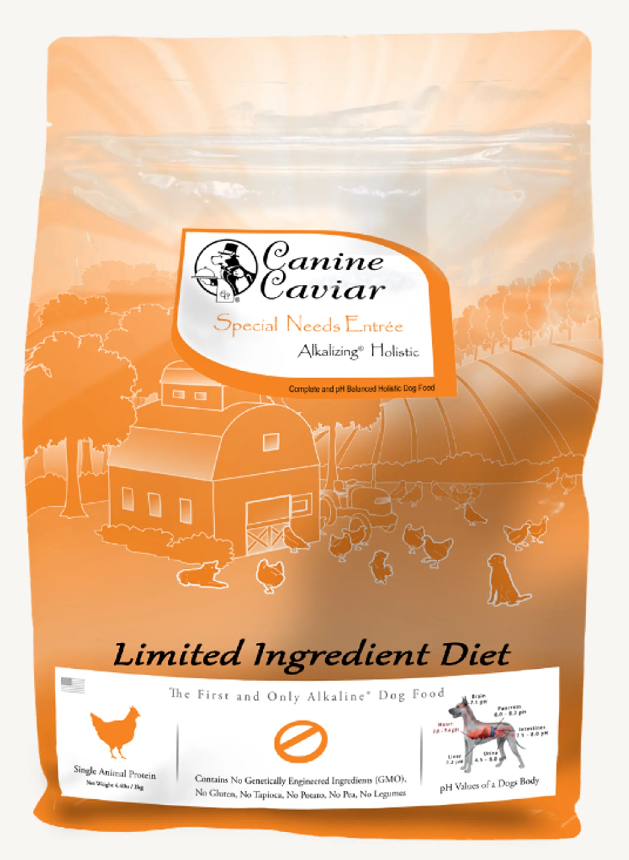 Canine Caviar Special Needs Limited Ingredient Alkaline Entrée – All Life Stages Dry Dog Food