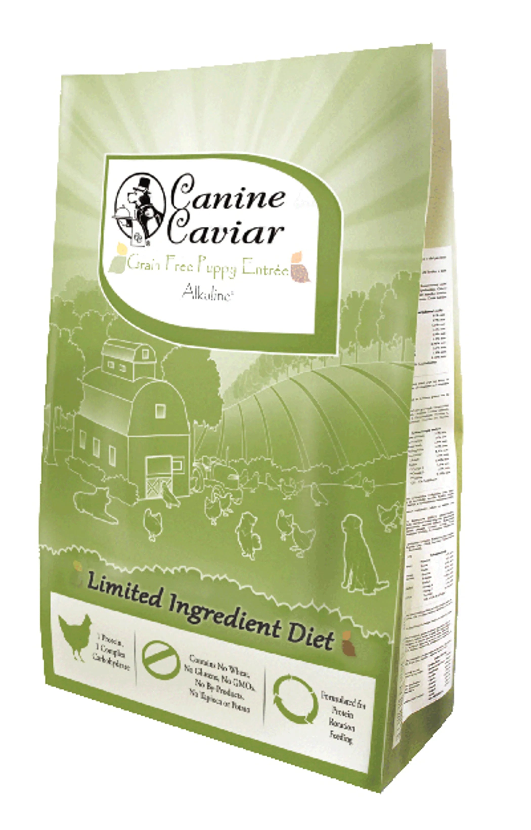 Canine Caviar Grain-Free Puppy Limited Ingredient Alkaline Entrée – Dry Dog Food